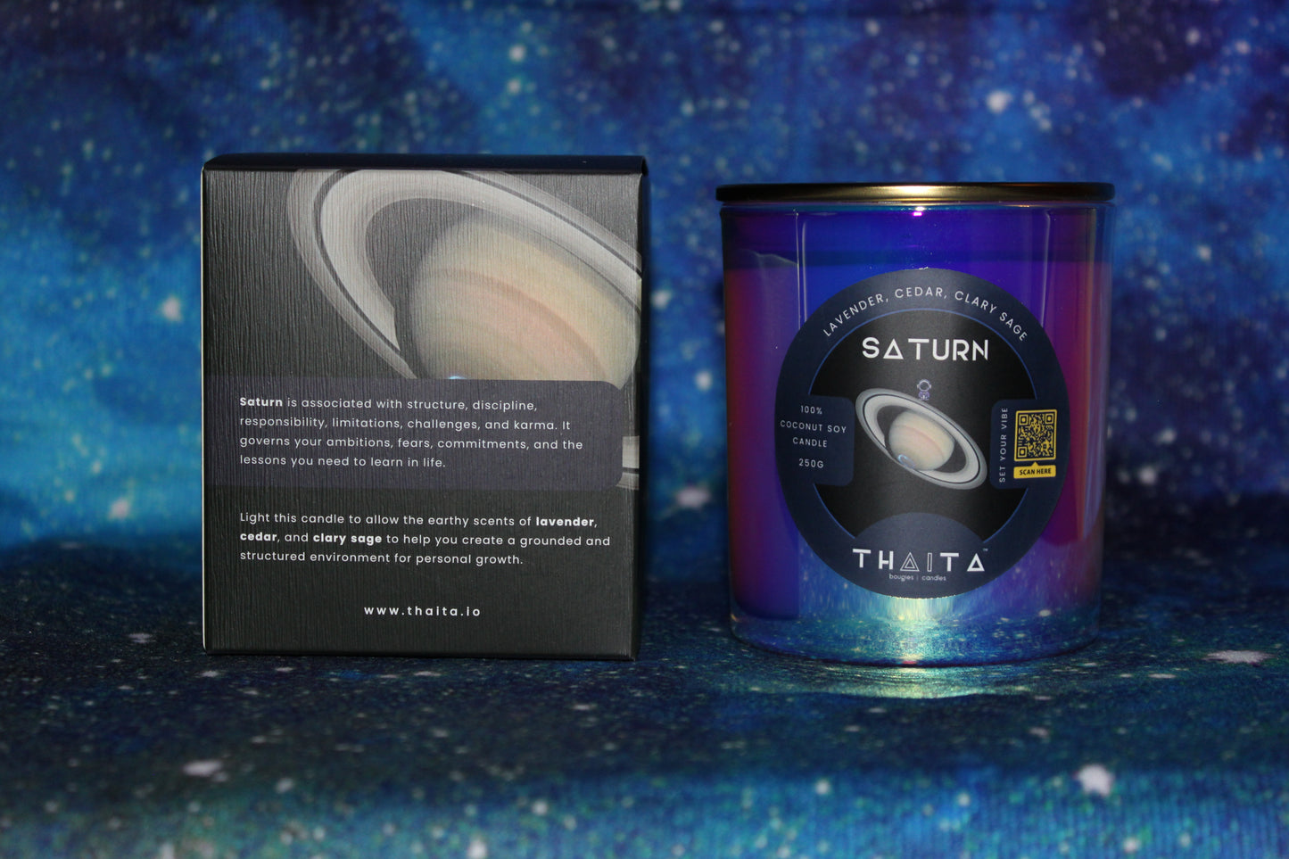 Saturn Candle